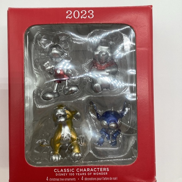 Hallmark Other - 2023 Hallmark CLASSIC CHARACTERS Disney 100 Years of Wonder Ornament Set *NIB*